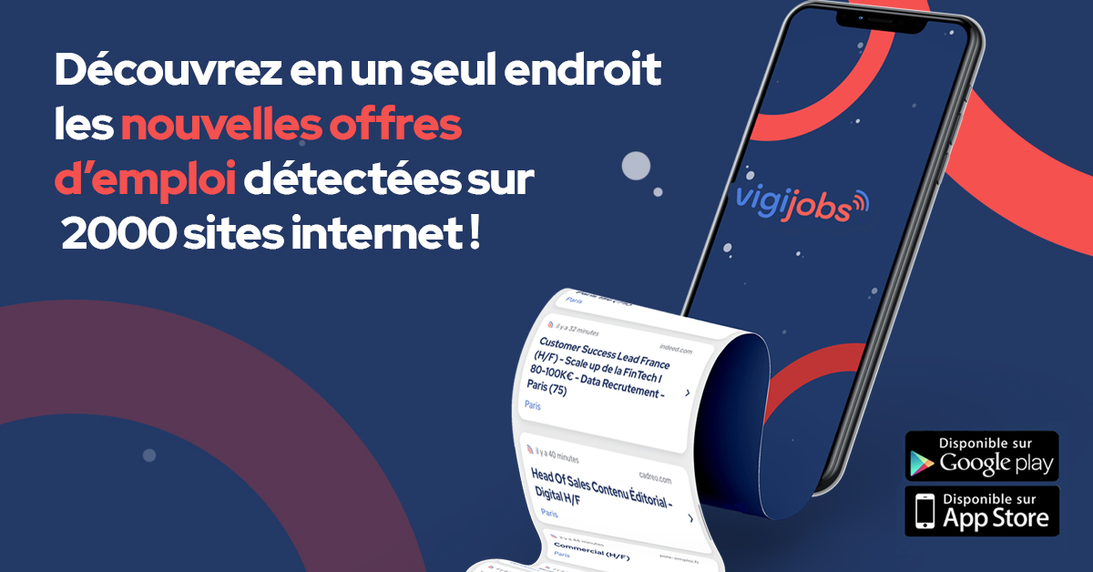 application mobile veille offres d'emploi