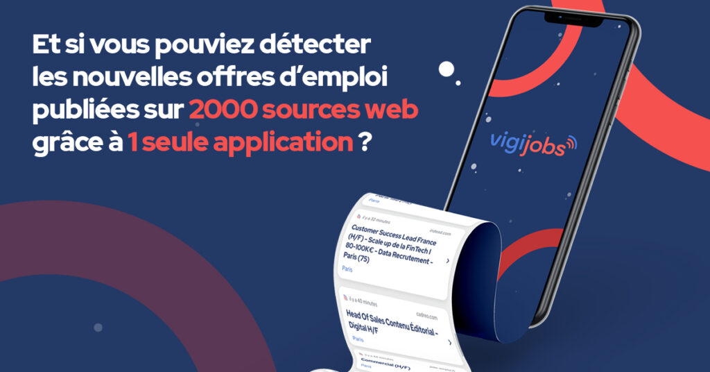 Trouver les nouvelles offres d'emploi avec l'application VIGIJOBS